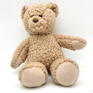 Build-A-Bear Plush Teddy Bear Stuffed Animal BAB Brown Bear Curly 16 Inch Stuffy